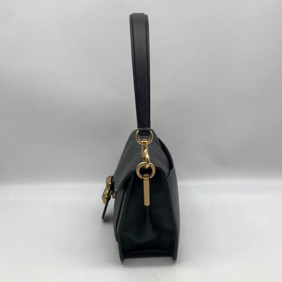 Coach Black Pebbled Leather Tabby 26 Convertible Shoulder Bag 73995 - Picture 3 of 12